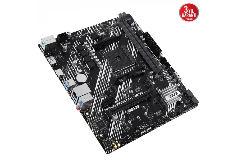 ASUS PRIME B550M-K ARGB 5100mhz(OC) M.2 AM4 mATX Anakart