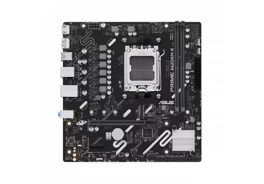 ASUS PRIME A620AM-K 7600Mhz(OC) M.2 AM5 mATX Anakart