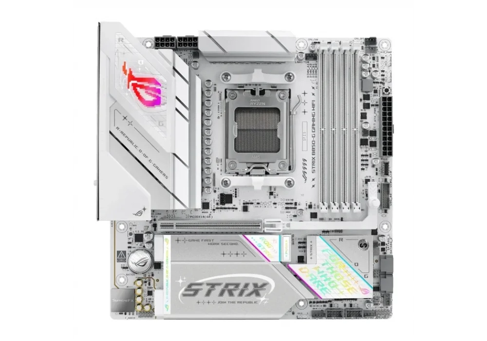 ASUS ROG STRIX B850-G GAMING White WIFI 8000mhz(OC) M.2 AM5 mATX Anakart
