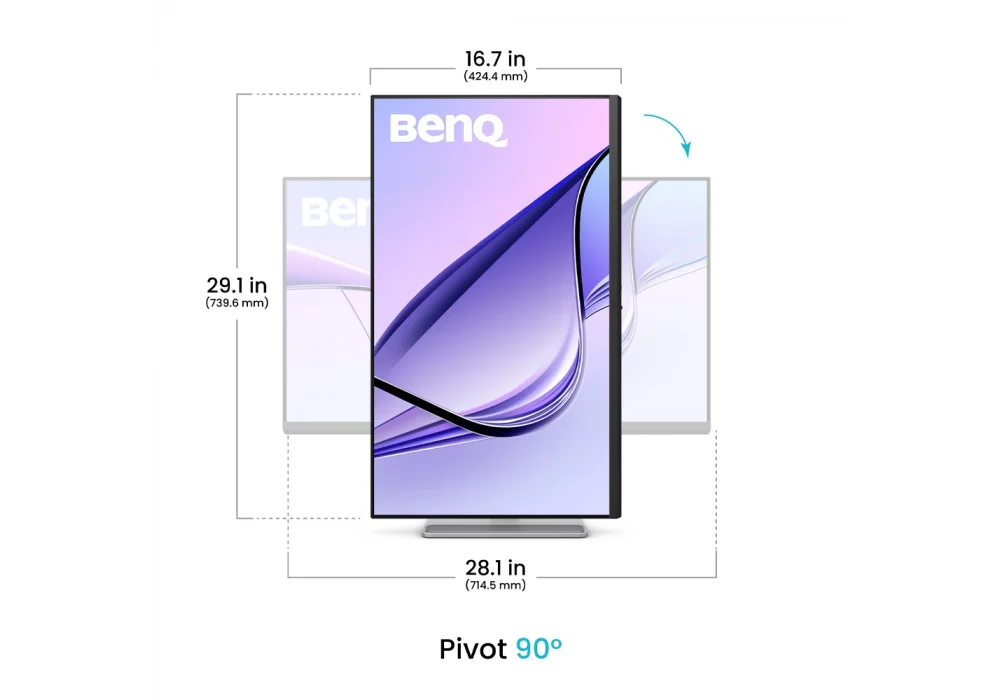 BenQ 31.5 MA320U 5ms 60Hz HDMI IPS Pivot 4K Monitör