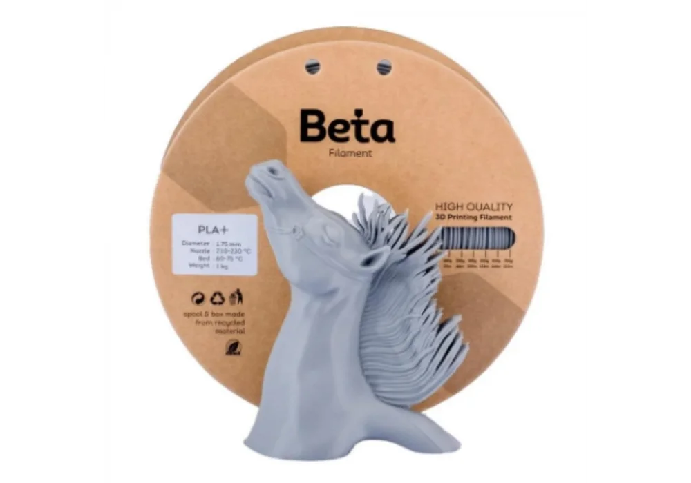Beta PLA+ Gri Filament