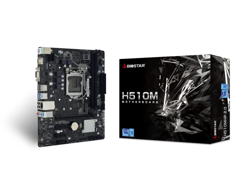 Biostar H510MHP 2.0 3200mhz(OC) M.2 1200p mATX Anakart