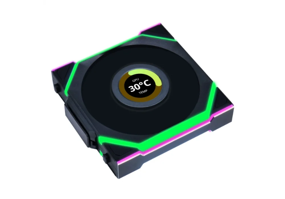 Lian Li UNI FAN SL WIRELESS LCD Siyah 120 mm Fan (3lü set)