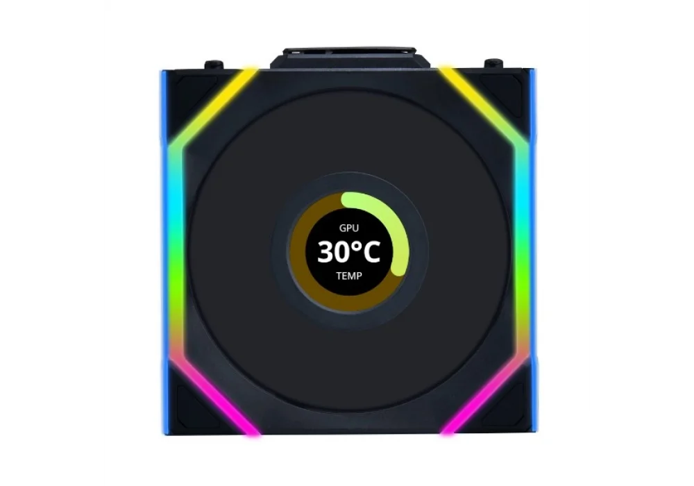 Lian Li UNI FAN SL WIRELESS LCD Siyah 120 mm Fan (3lü set)