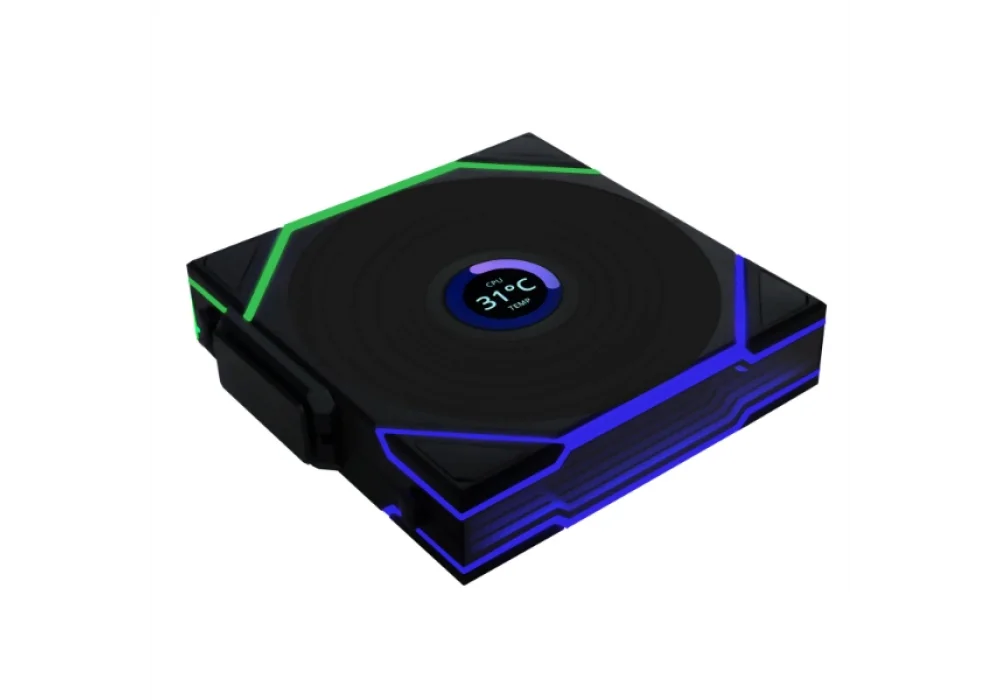 Lian Li UNI FAN TL WIRELESS LCD Siyah 120 mm Fan (3lü Set)