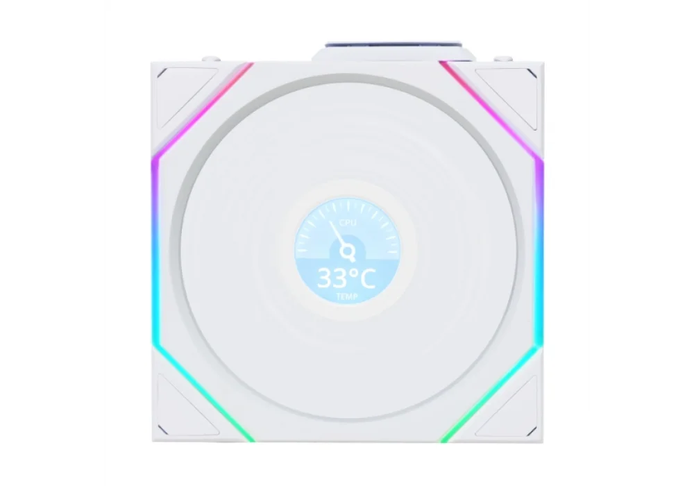Lian Li UNI FAN REVERSE TL WIRELESS LCD Beyaz 120 mm Fan
