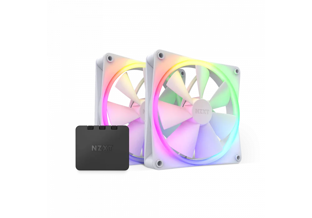 NZXT F140 RGB White 140 mm Fan (2li Set)