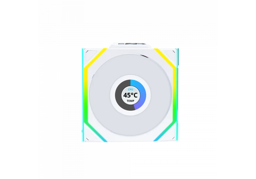 Lian Li UNI FAN Reverse SL WIRELESS LCD Beyaz 120 mm Fan