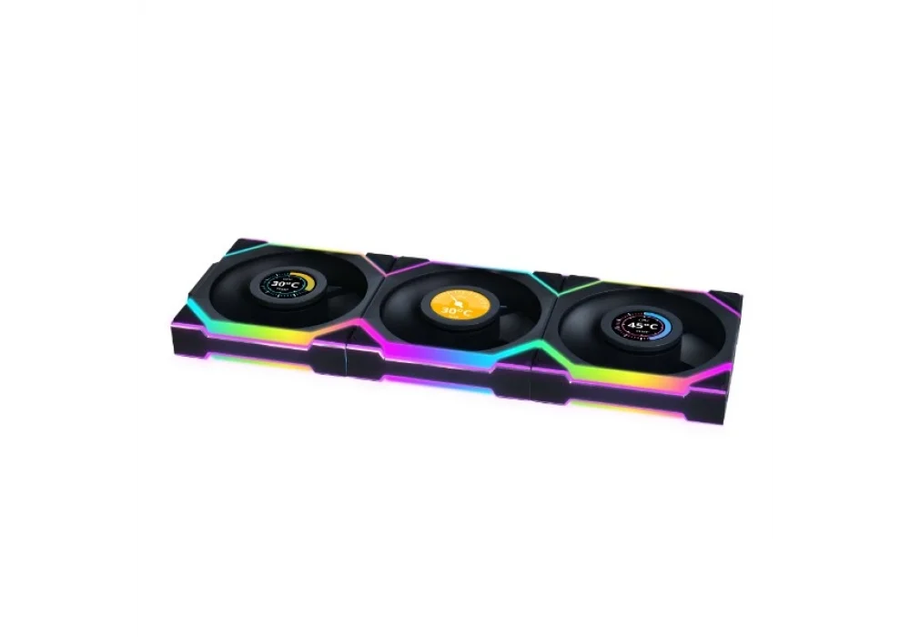 Lian Li UNI FAN Reverse SL WIRELESS LCD Siyah 120 mm Fan (3lü set)