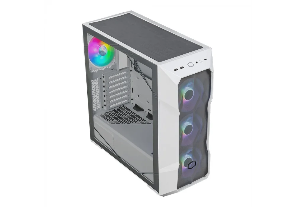 Cooler Master MasterBox TD500 V2 Beyaz ARGB USB 3.2 Tempered Glass ATX Mid Tower Kasa
