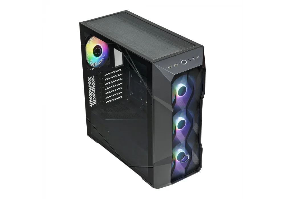 Cooler Master MasterBox TD500 V2 Siyah ARGB USB 3.2 Tempered Glass ATX Mid Tower Kasa