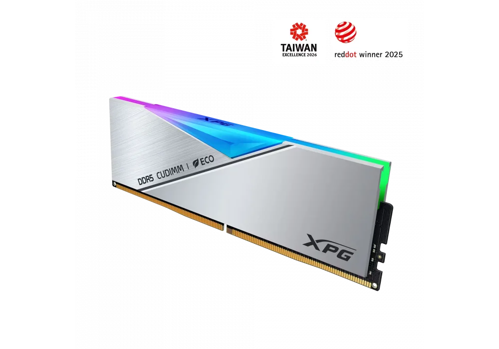 XPG 48GB(2x24) Lancer Silver RGB 8800Mhz CL42 DDR5 EXPO CU-DIMM Ram (AX5CU8800C4224G-DCLACRSG)
