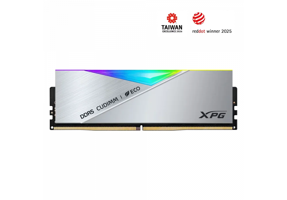 XPG 48GB(2x24) Lancer Silver RGB 9200Mhz CL42 DDR5 EXPO CU-DIMM Ram (AX5CU9200C4224G-DCLACRSG)