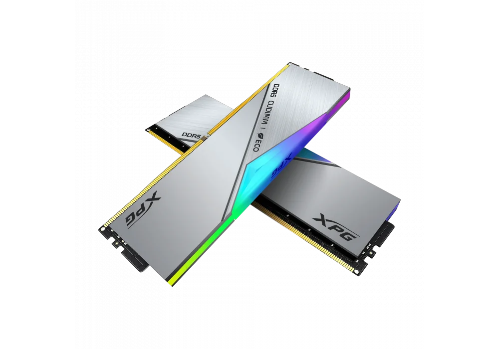 XPG 48GB(2x24) Lancer Silver RGB 9200Mhz CL42 DDR5 EXPO CU-DIMM Ram (AX5CU9200C4224G-DCLACRSG)