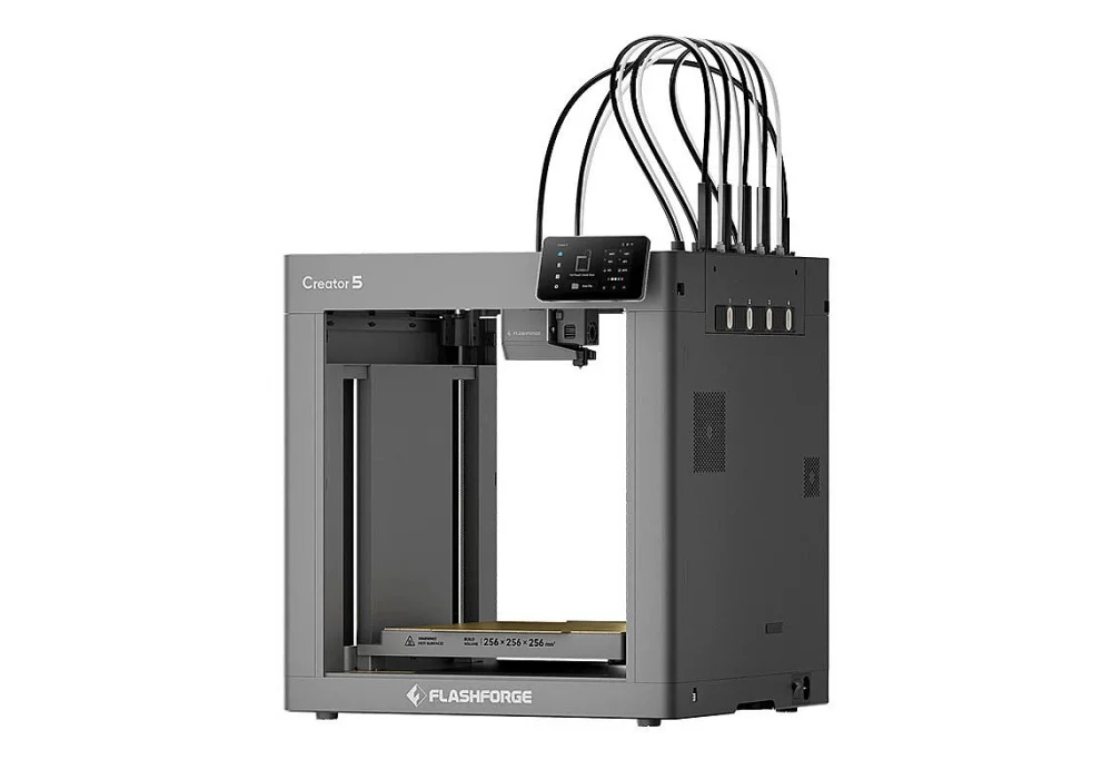 Flashforge Creator 5 Dört Bağımsız Baskı Kafalı Çok Renkli FDM 3D Yazıcı