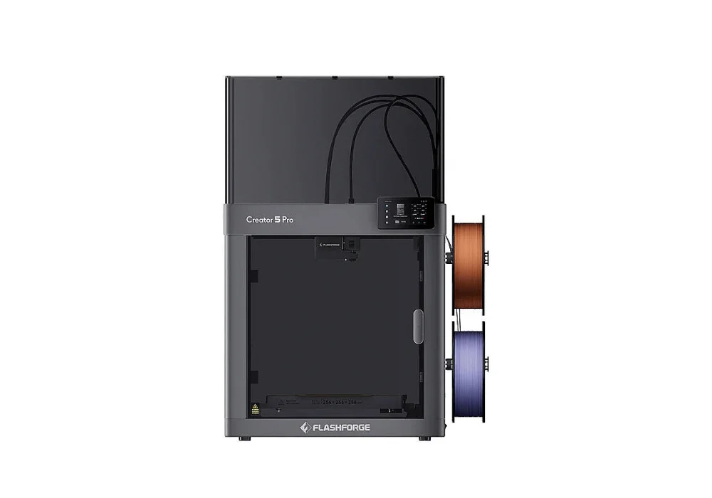 Flashforge Creator 5 Pro Dört Bağımsız Baskı Kafalı Kapalı Kasa Çok Renkli FDM 3D Yazıcı