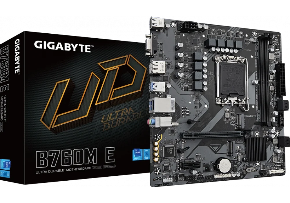 Gigabyte B760M E 7200mhz(OC) M.2 1700p mATX DDR5 Anakart