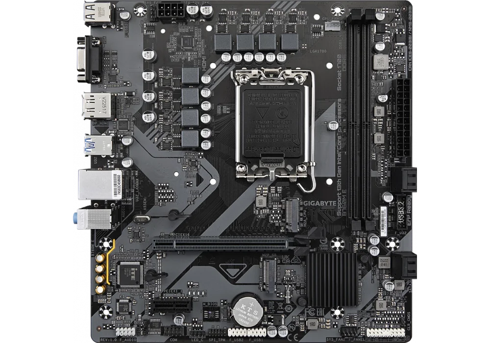 Gigabyte B760M E 7200mhz(OC) M.2 1700p mATX DDR5 Anakart
