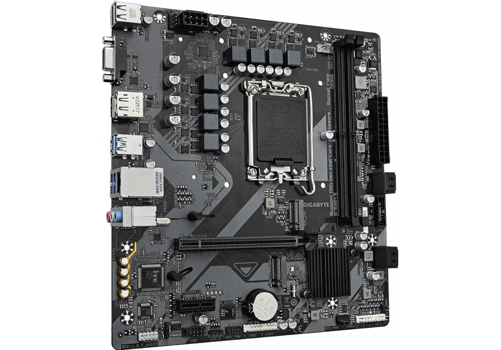 Gigabyte B760M E 7200mhz(OC) M.2 1700p mATX DDR5 Anakart
