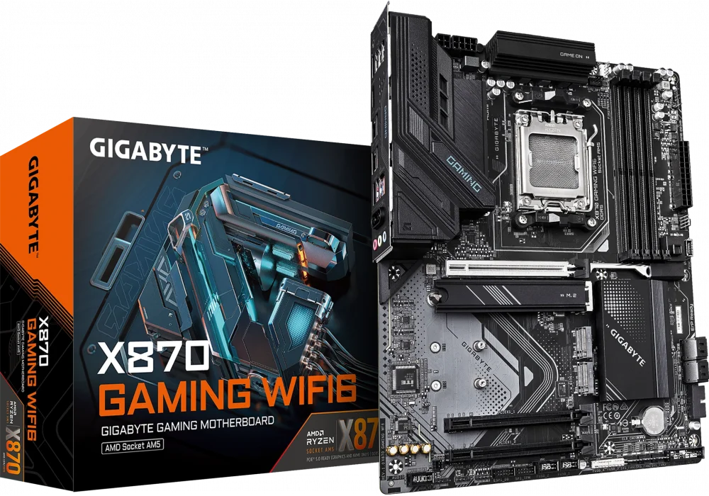 Gigabyte X870 GAMING WIFI6 8200Mhz(OC) M.2 AM5 ATX Anakart