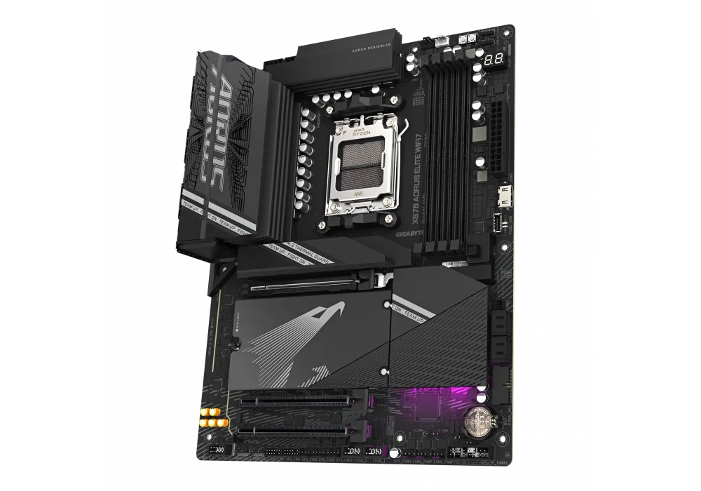 Gigabyte X870 AORUS ELITE WIFI7 ARGB 8200mhz(OC) M.2 AM5 ATX Anakart