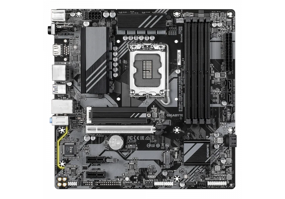 Gigabyte B760M DS3H WIFI6E GEN5 7600Mhz(OC) M.2 1700p mATX Anakart