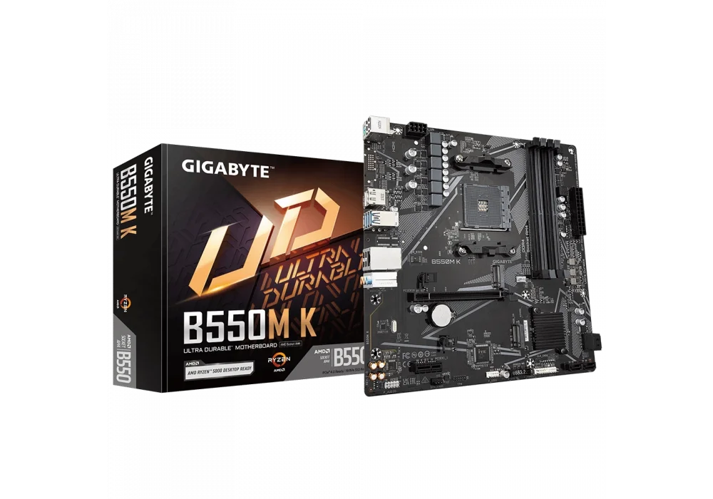 Gigabyte B550M K 4733mhz(OC) M.2 AM4 mATX Anakart