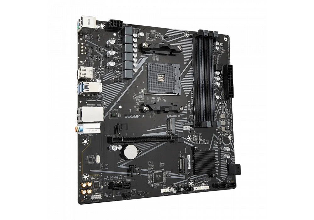Gigabyte B550M K 4733mhz(OC) M.2 AM4 mATX Anakart