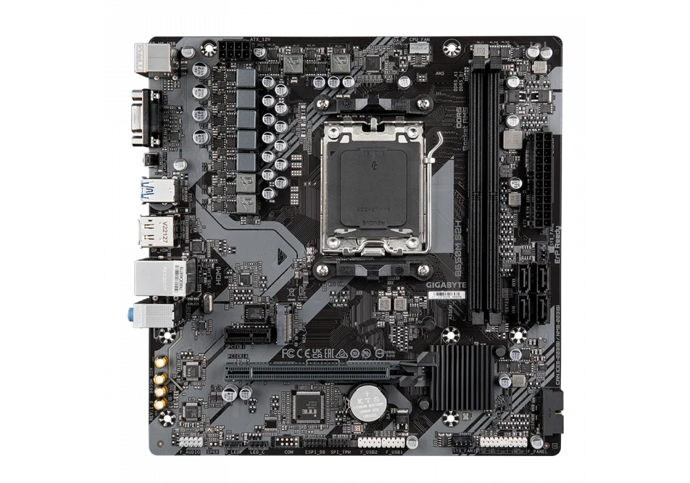 Gigabyte B650M S2H 6400mhz(OC) RGB M.2 AM5 DDR5 mATX Anakart