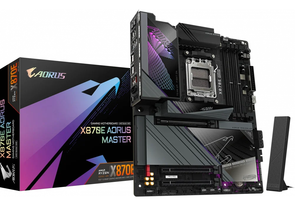 Gigabyte X870E AORUS MASTER WiFi 8600mhz(OC) RGB M.2 AM5 ATX Anakart