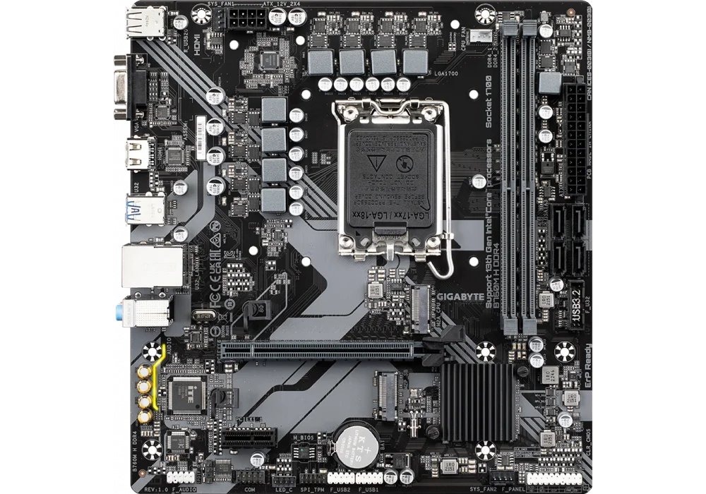 Gigabyte B760M H 3200Mhz M.2 1700p mATX DDR4 Anakart