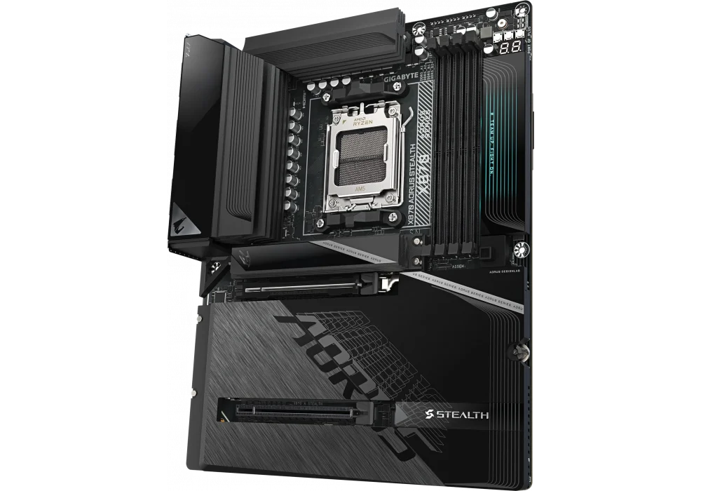 Gigabyte X870 A STEALTH 8200 mhz(OC) M.2 AM5 ATX Anakart