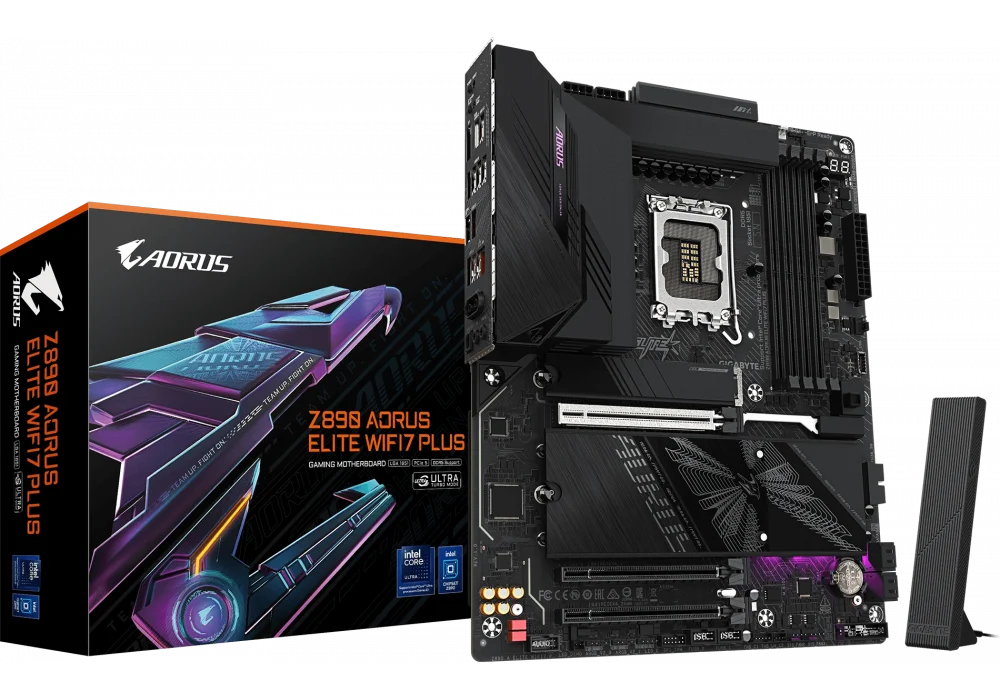 Gigabyte Z890 Aorus Elite WIFI7 PLUS 9466Mhz(OC) M.2 1851P ATX Anakart