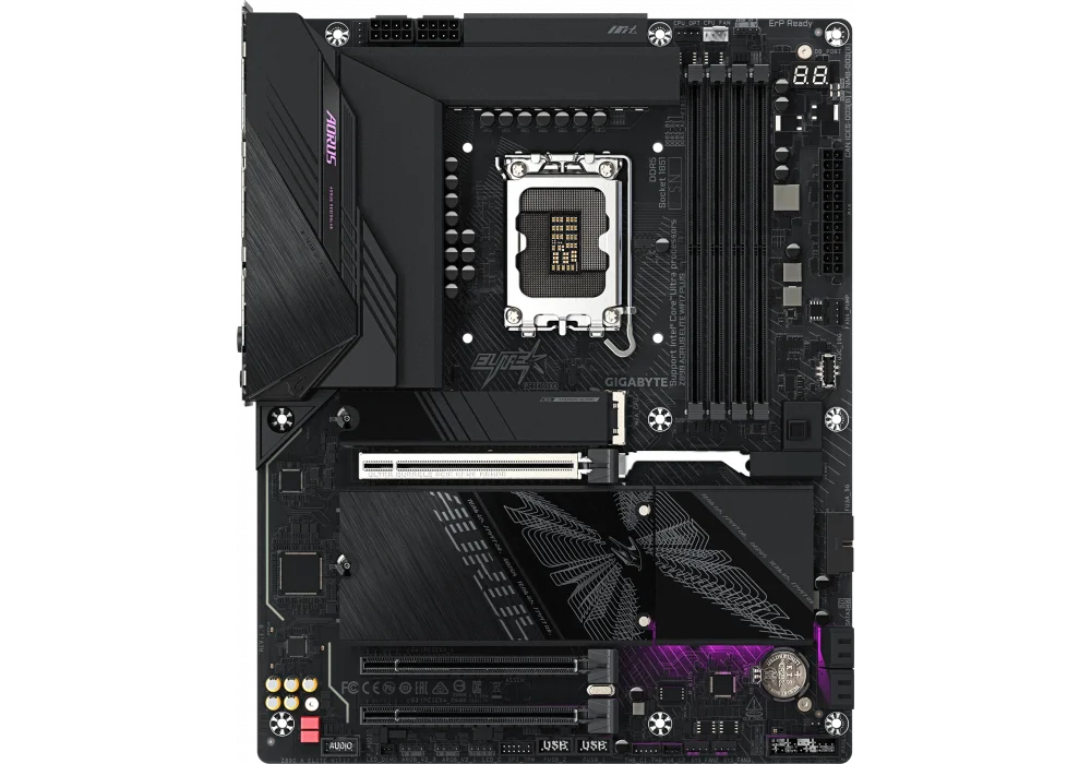 Gigabyte Z890 Aorus Elite WIFI7 PLUS 9466Mhz(OC) M.2 1851P ATX Anakart