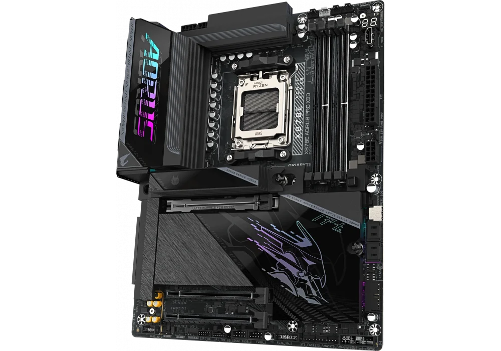 Gigabyte X870E AORUS PRO X3D 9000Mhz(OC) M.2 AM5 ATX Anakart