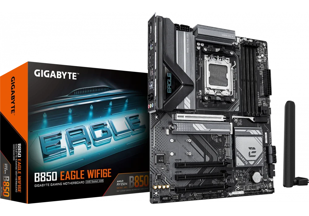 Gigabyte B850 EAGLE WIFI6E 8200Mhz(OC) M.2 AM5 ATX Anakart