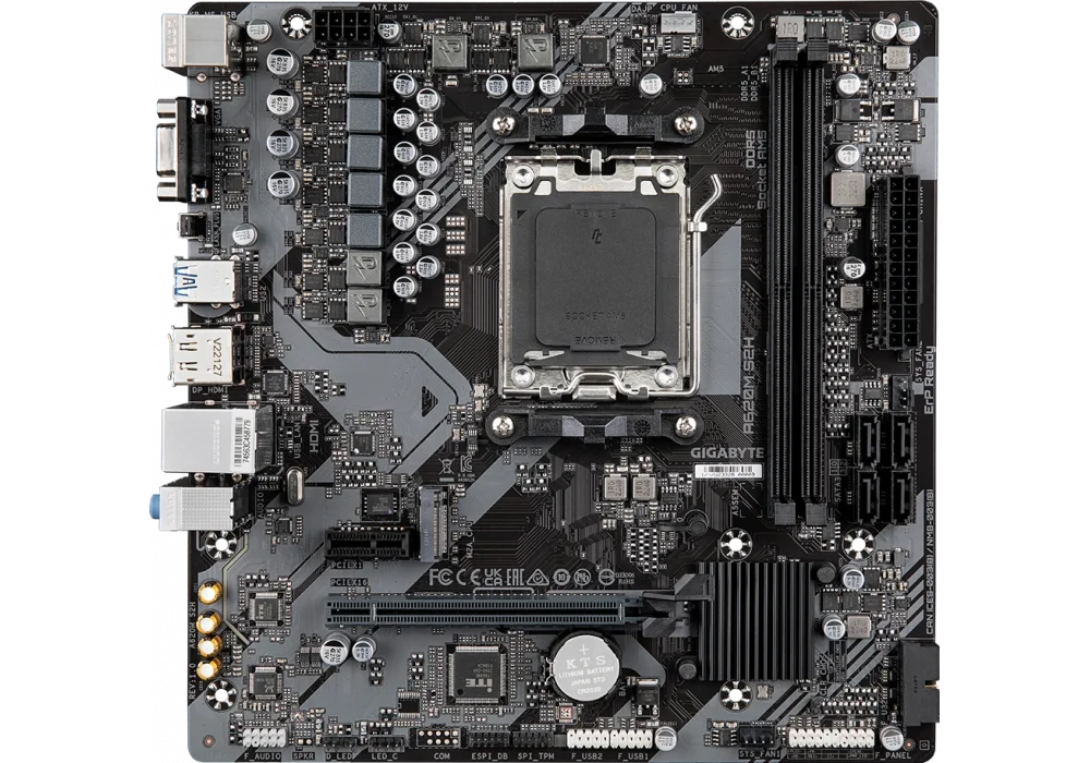 Gigabyte A620M S2H 6400mhz(OC) M.2 AM5 mATX DDR5 Anakart