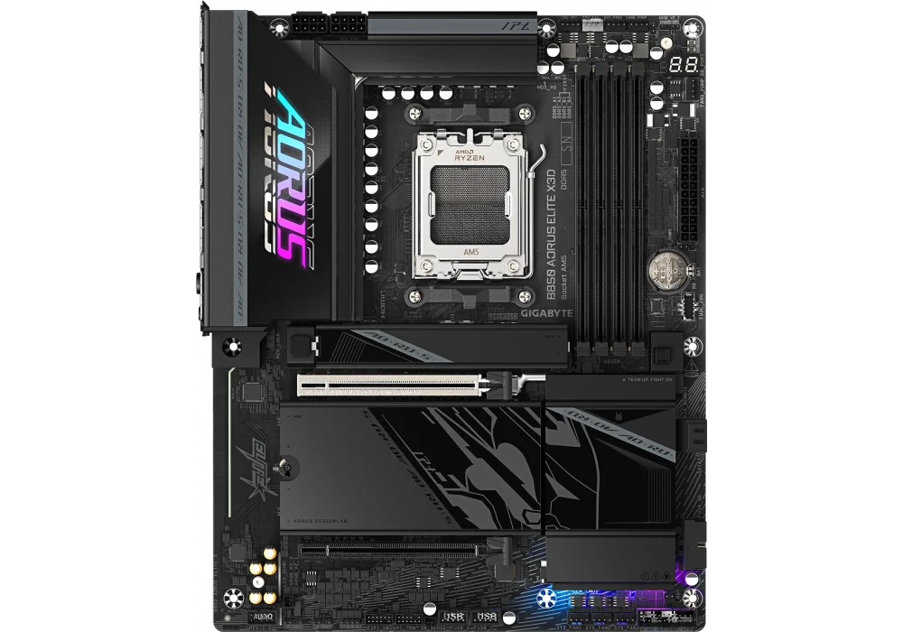 Gigabyte B850 Aorus Elite X 8000mhz(OC) RGB M.2 AM5 Anakart