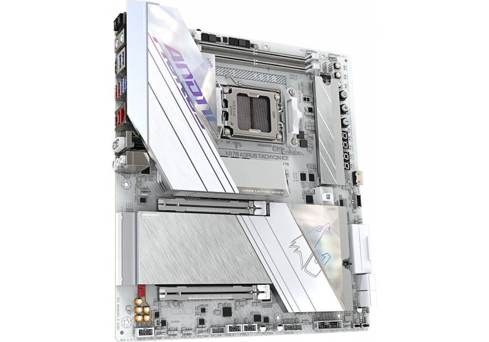 Gigabyte X870 A TACHYON ICE WiFi 9600mhz(OC) M.2 AM5 E-ATX Anakart