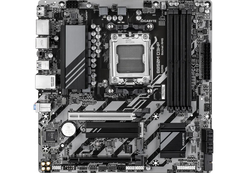Gigabyte B850M D3HP 8200Mhz(OC) M.2 AM5 mATX Anakart