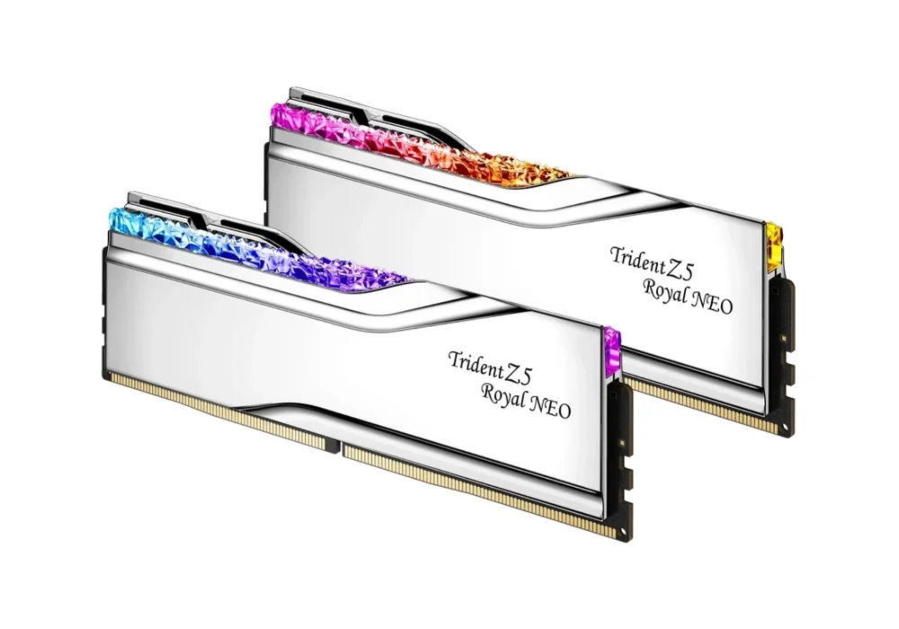 G.Skill 64GB(2x32) Trident Z5 Royal Neo 6000Mhz CL28 DDR5 EXPO Ram (F5-6000J2836G32GX2-TR5NS)