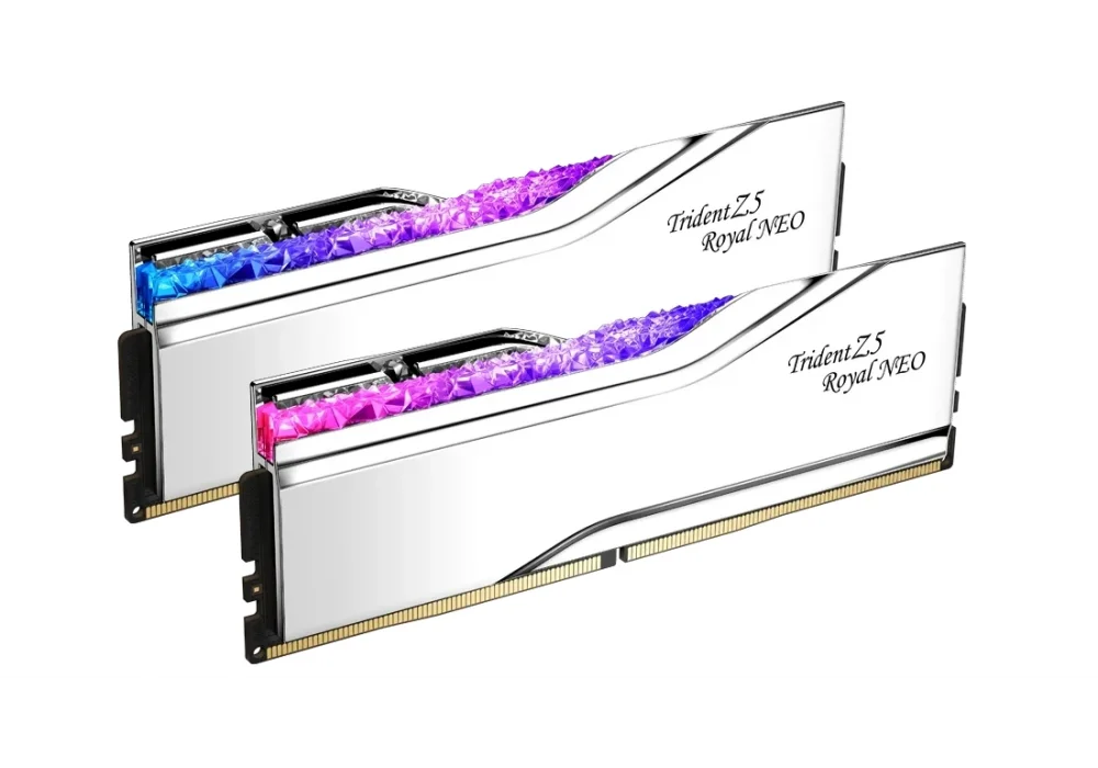 G.Skill 64GB(2x32) Trident Z5 Royal Neo 6000Mhz CL28 DDR5 EXPO Ram (F5-6000J2836G32GX2-TR5NS)