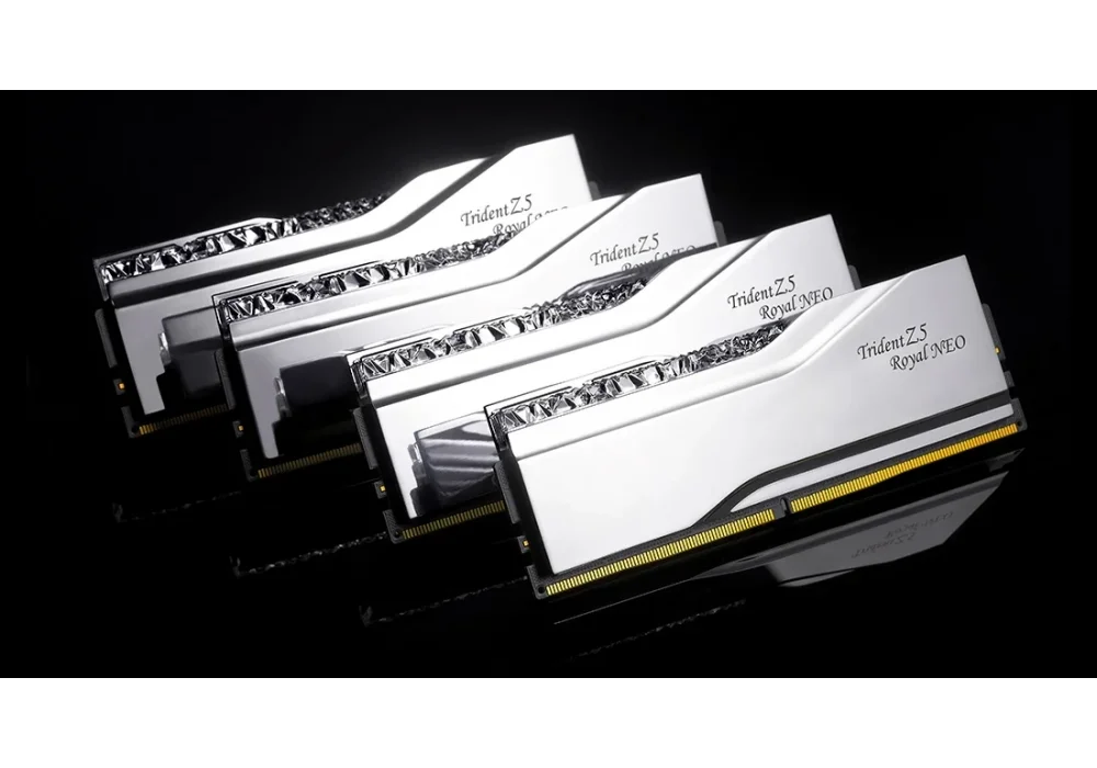 G.Skill 64GB(2x32) Trident Z5 Royal Neo 6000Mhz CL28 DDR5 EXPO Ram (F5-6000J2836G32GX2-TR5NS)