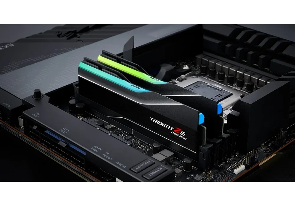 G.Skill 128GB(2x64) Trident Z5 Neo RGB 6000mhz CL32 DDR5 Expo Ram (F5-6000J3244G64GX2-TZ5NR)