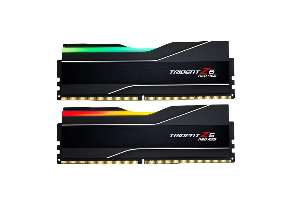 G.Skill 128GB(2x64) Trident Z5 Neo RGB 6000mhz CL34 DDR5 Expo Ram (F5-6000J3444F64GX2-TZ5NR)