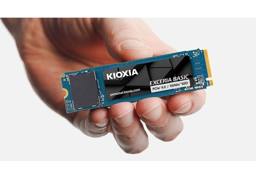 Kioxia 2TB Exceria Basic NVMe Gen4 Okuma 7300MB-Yazma 6800MB M.2 SSD