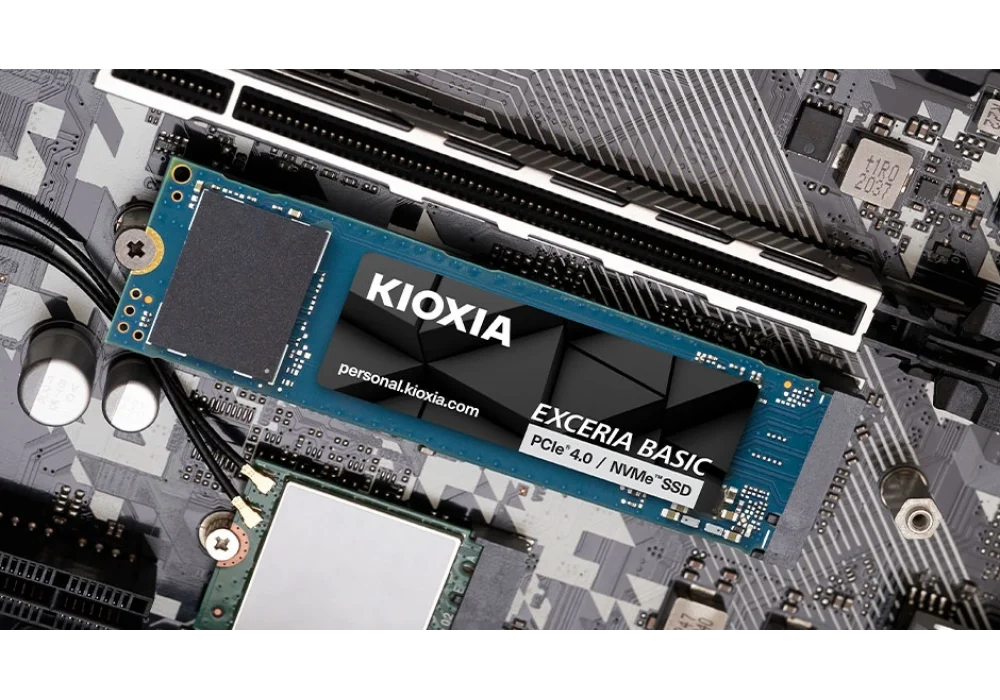 Kioxia 1TB Exceria Basic NVMe Gen4 Okuma 7200MB-Yazma 6600MB M.2 SSD