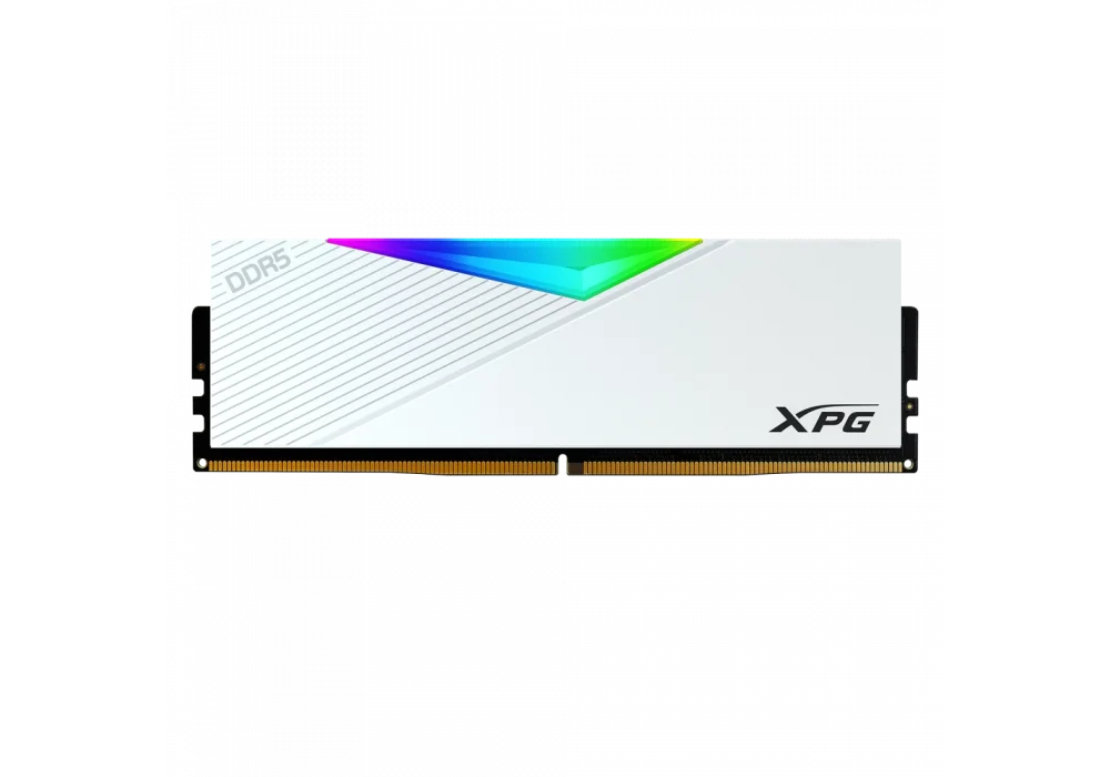 XPG 32GB(2x16) Lancer RGB Beyaz 6000mhz CL30 DDR5 EXPO Ram (AX5U6000C3016G-DCLARWH)