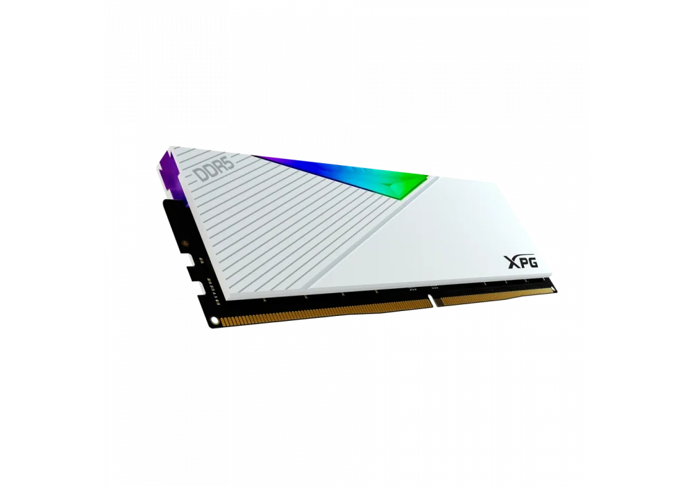 XPG 64GB(2x32) Lancer Beyaz RGB 6400Mhz CL32 DDR5 EXPO Ram (AX5U6400C3232G-DCLARWH)