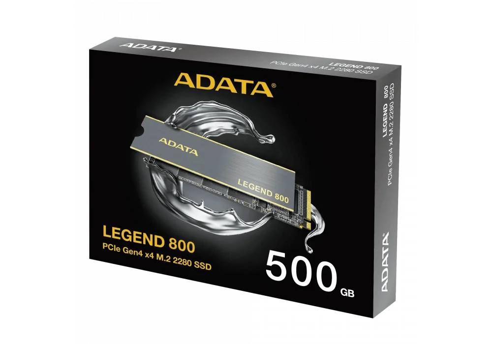 ADATA 500GB Legend 800 NVMe Gen4 Okuma 3500MB-Yazma 2200MB M.2 SSD